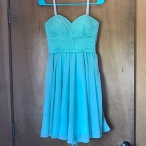 Strapless prom dress